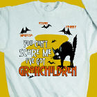 Can't Scare Me Personalized Halloween Sweatshirt